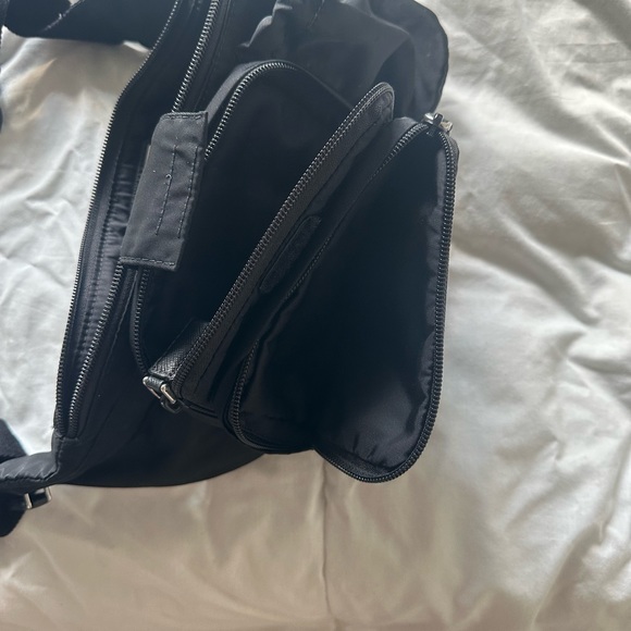 Re-Nylon and Saffiano leather belt bag - Picture 6 of 6